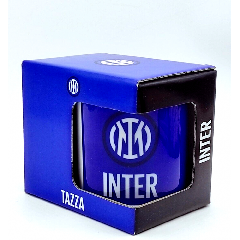 Inter Tazza in Ceramica con stampa logo ripetuta, Prodotto Ufficiale, 30  microlitri : : Casa e cucina