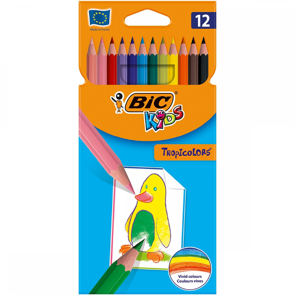 Kit da colorare per bambini BIC Kids - 8 pennare…