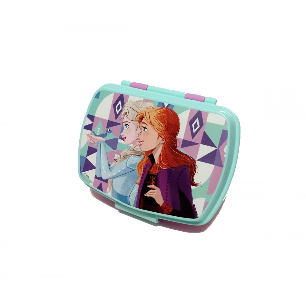 Porta Merenda Lunch Box Asilo e Tempo Libero Disney Frozen