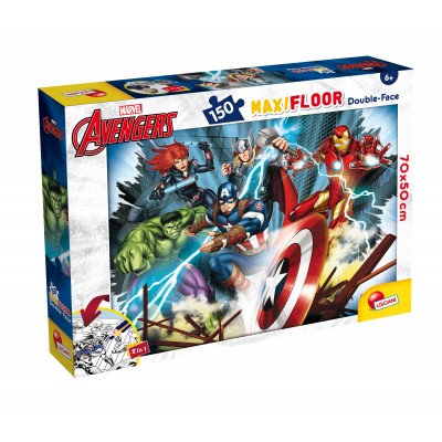 Lisciani Giochi Marvel Puzzle DF Maxi Floor 108 Avengers, 99771