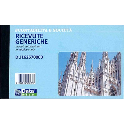 BLOCCO RICEVUTE GENERICHE 100 MODULI | Guida Book Store