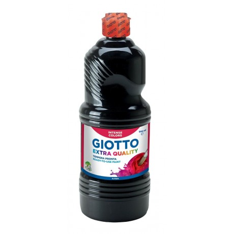 GIOTTO Extra Quality – Confezione da 6 Flaconi di Tempere Pronta + 3  Pennelloni, 500ml, 6 Colori Assortiti – Giochi e Prodotti per l'Età  Evolutiva