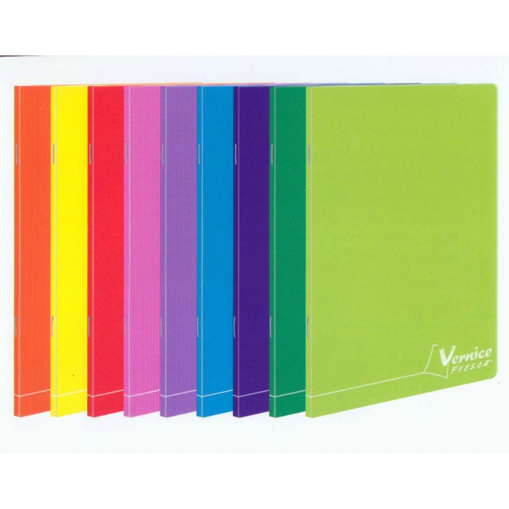Quaderni Formato A5 80 gr Monocolore Conf. 10 pezzi Vernice Fresca Varie  Rigature