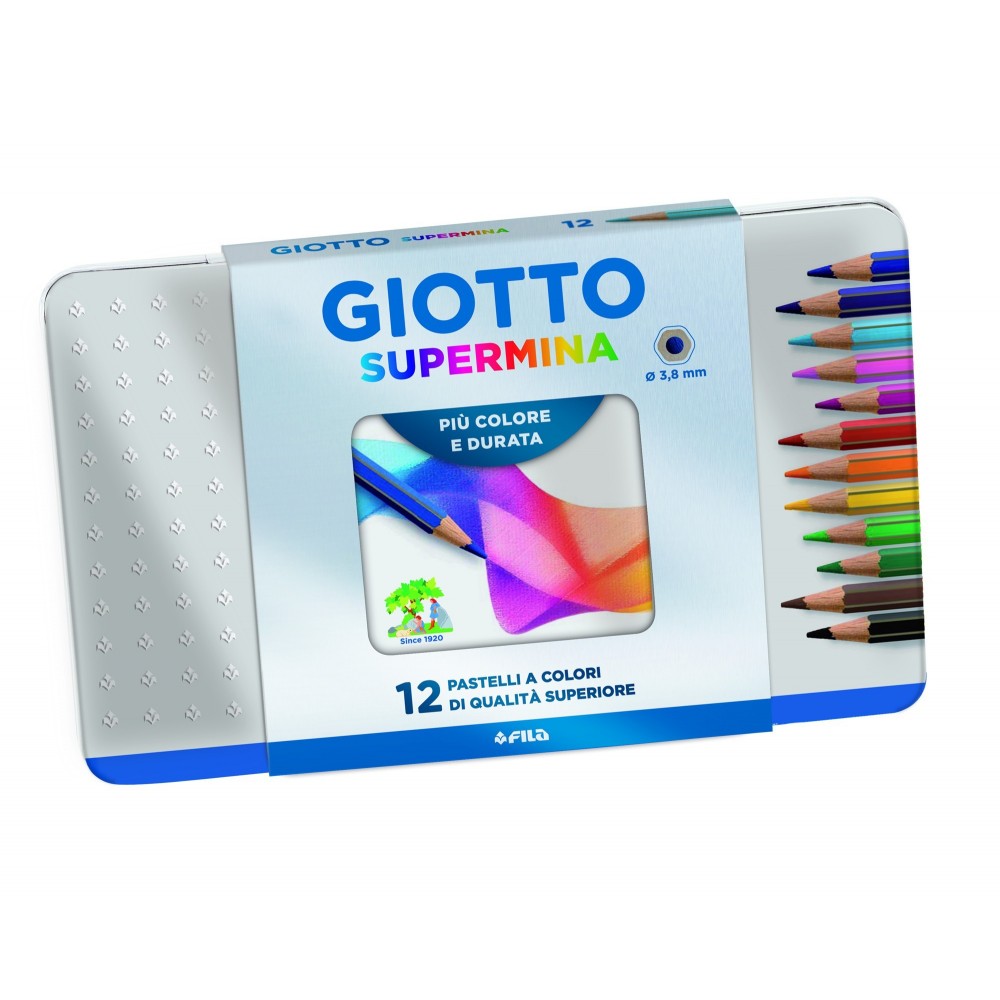 Pastello Giotto Supermina - 18 Verde, Giotto